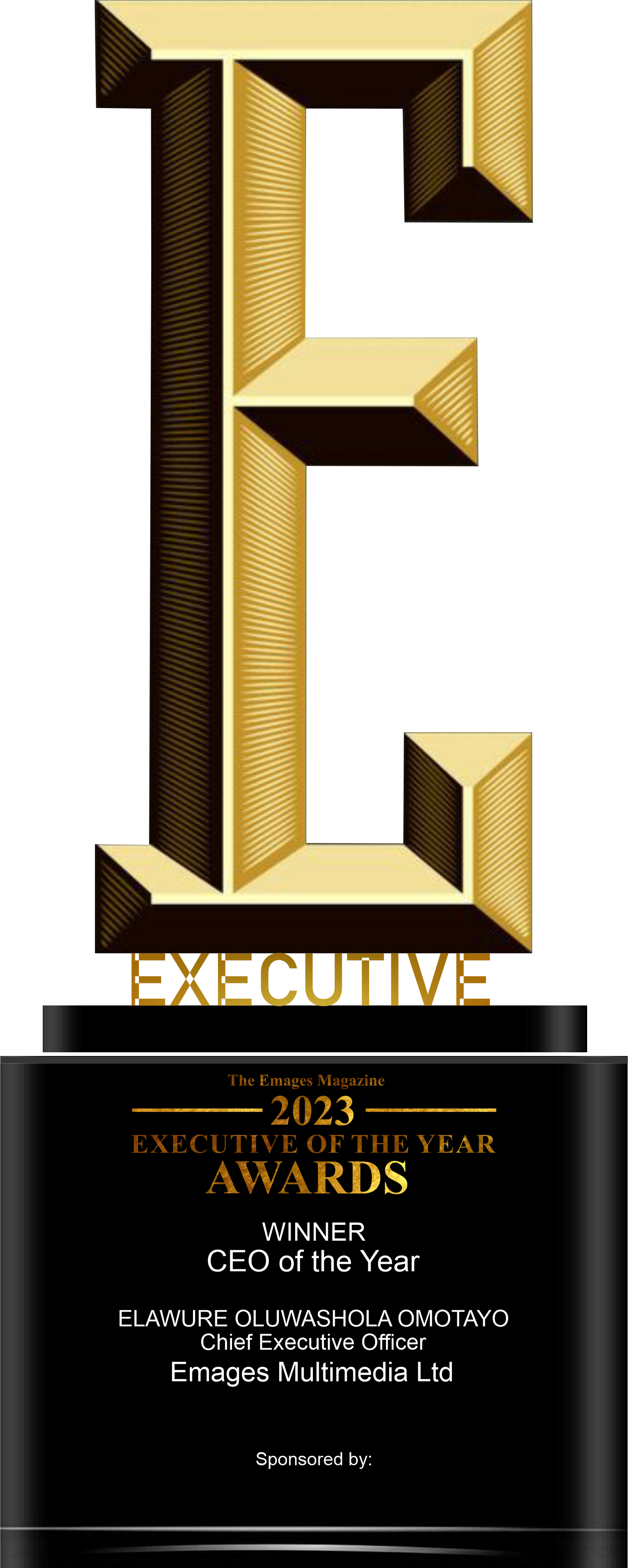 2023 Emages Executive of the Year Awards Trophy final Selection